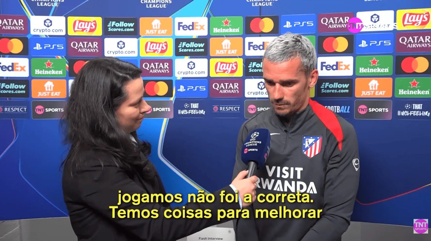 v体育娱乐官网-格列兹曼：不确定那是否该判点球；我对我们比赛方式不满意